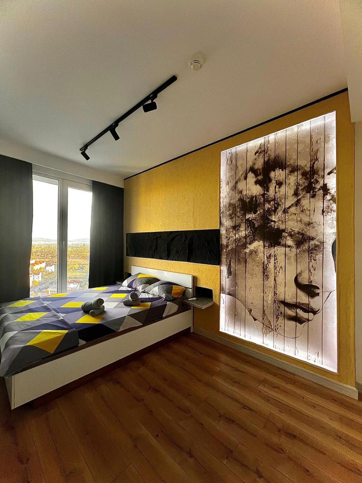 Alfred Sky Smart Apartment 29Th Spa Included Skopje Exterior photo